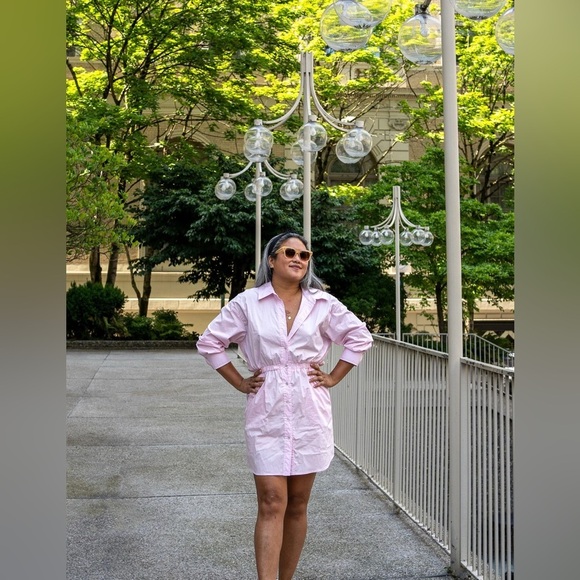 REVOLVE Dresses & Skirts - Revolve Phoebe Shirt Dress in Pink from Bailey 44 🌸